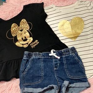 Cute black and white with gold bundle